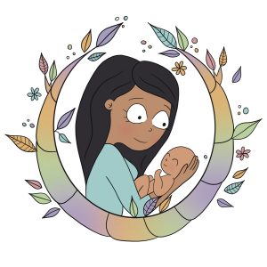 Logo Cryslene accompagnement jeune maman portage parent illustratrice bien être