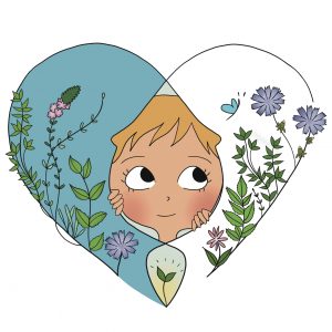 Logo naturopathe fleur de bach Anne Beringer