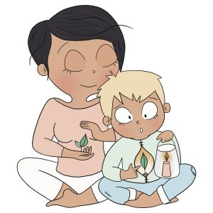 Vanina thomas hypnotherapie suisse logo bien etre illustratrice jeunesse enfants