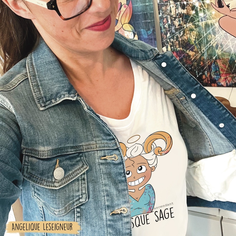 Tee-shirt Belier ascendant astrologie caractere